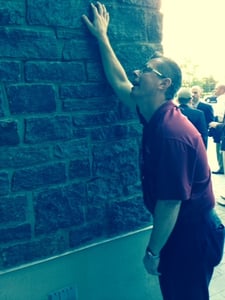 Drew said his tearful goodbyes 