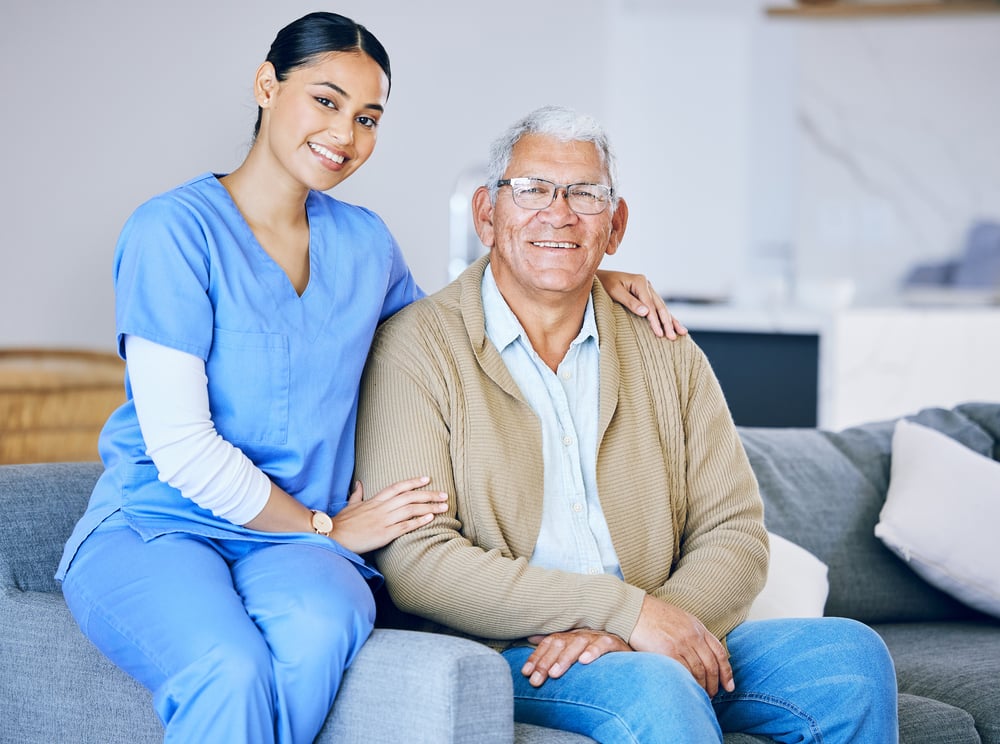 caregiver_and resident_AdobeStock_607680049