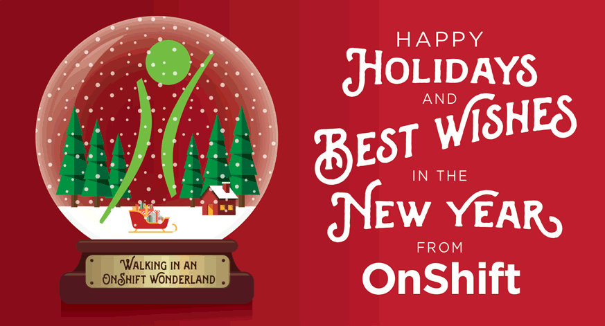 happy holidays from OnShift