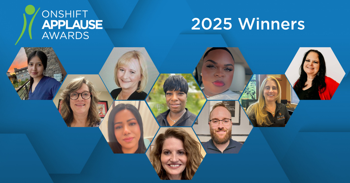 Cheers to the 2025 OnShift Applause Award Winners!